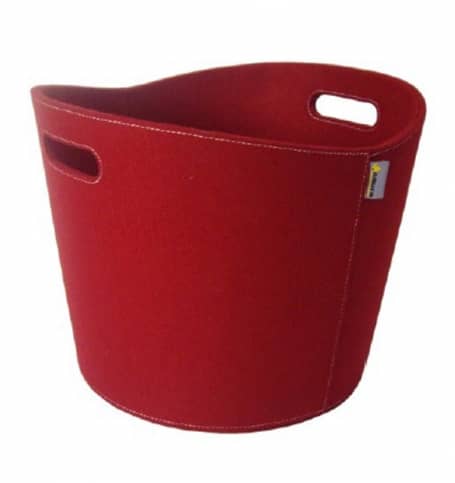 Proline houtmand  rond groen - vilt